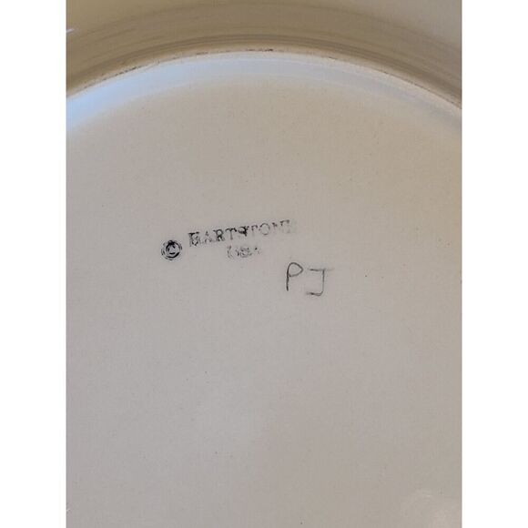 Hartstone Pottery Handpainted Cheli Peppers 11.25" Dinner Plate Signed EUC (1) - Picture 6 of 8